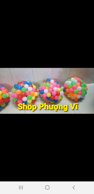 Combo túi 10 quả bóng nhựa 8cm hàng Việt Nam ( hình thật)