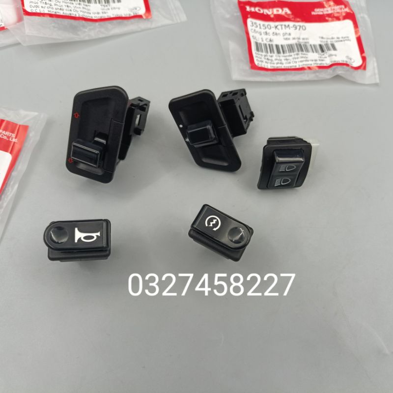 Bộ 5 nút bật, công tắc xe FUTURE NEO 125 zin chính hãng