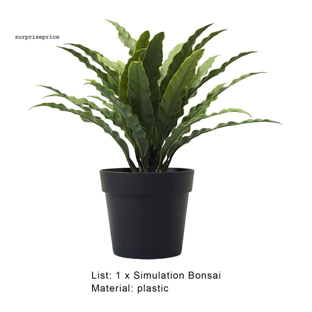 Chậu Cây Bonsai Giả Bằng Nhựa Màu Sắc Tươi Sáng Dùng Trang Trí Bàn Làm Việc