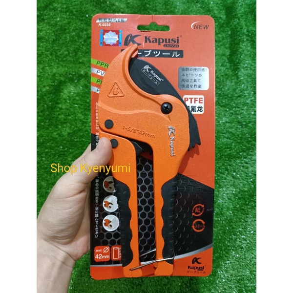 Kéo Cắt Ống Ống Nước PVC 42mm Hiệu KAPUSI Nhật