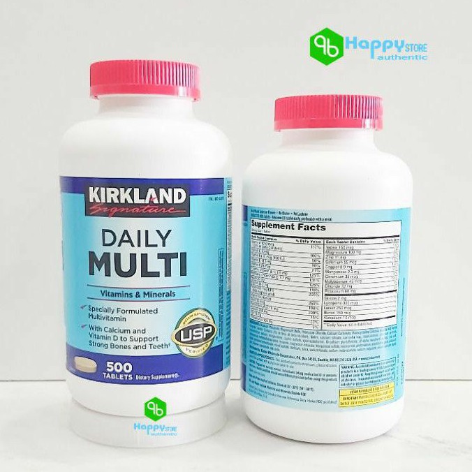 💊💊Viên Vitamin Tổng Hợp Daily Multi Kirkland, 500v, Mỹ 💊💊