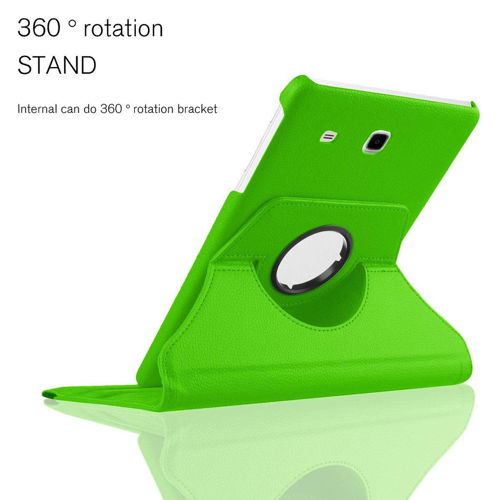 Ốp bảo vệ  360 độ bằng da dành cho Samsung Galaxy Tab E 8.0 T375 T377 T378 T377A T377V T377T T377P T377R