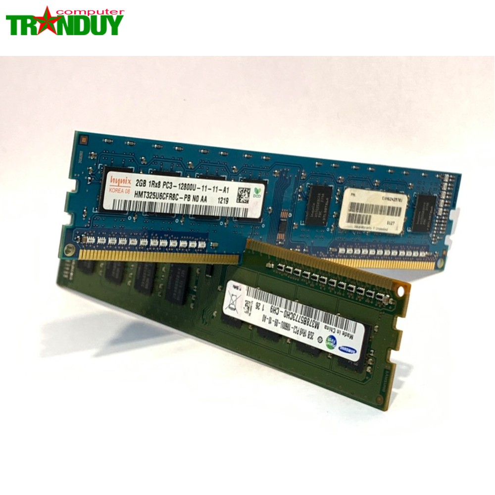 RAM PC DDR3 2GB 1333/1600 Hàng tháo máy bộ Dell-Hp Like New BH 12 tháng