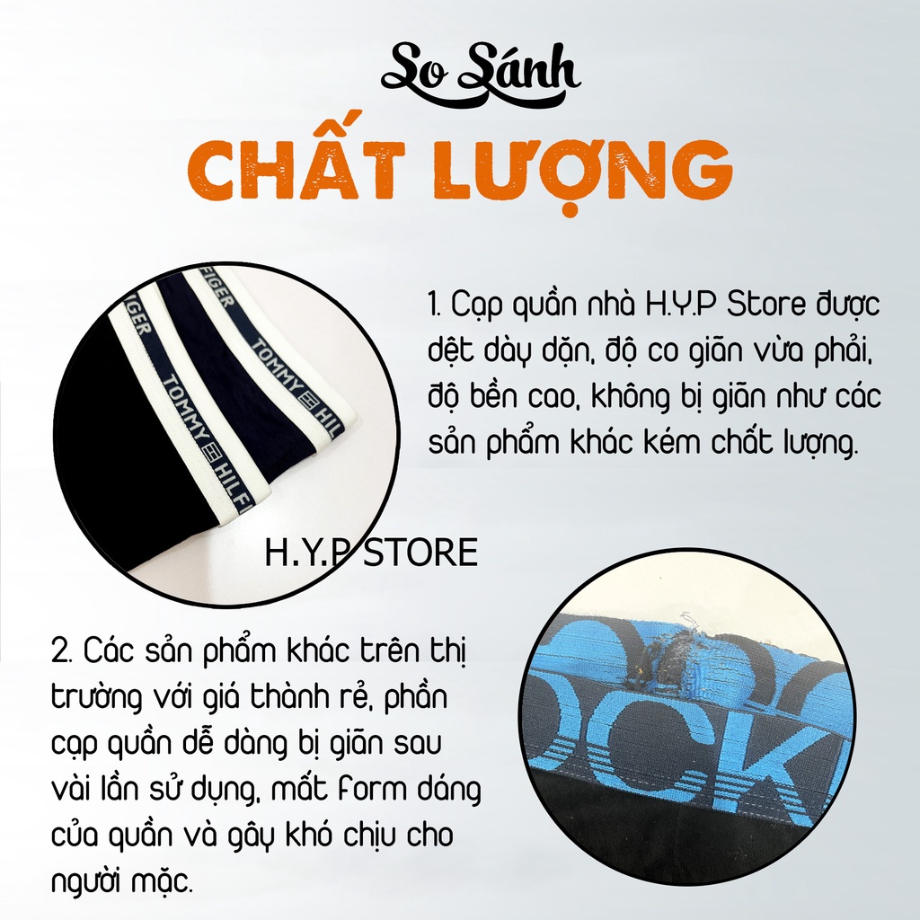 Quần Lót Nam Tomy Chất Thun Lạnh - Quần Sịp Đùi Nam Cao Cấp