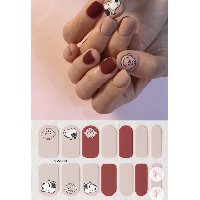 Set dán móng tay nails dán nghệ thuật nhiều màu - có ngay bộ móng đẹp trong 5 phút (Nail wraps / Nail stickers)