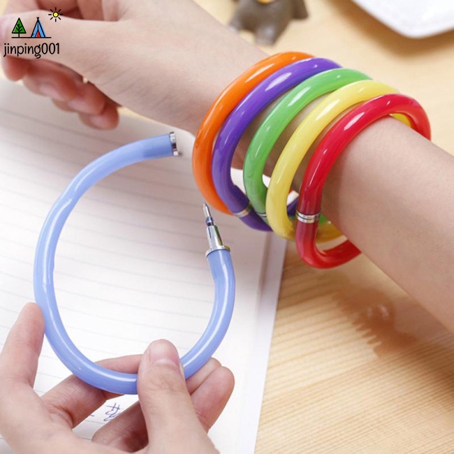 Bút bi viết chữ kiêm vòng tay mềm dẻo thiết kế mới lạ màu sắc ngẫu nhiên dành cho học sinh/giới văn phòng | BigBuy360 - bigbuy360.vn