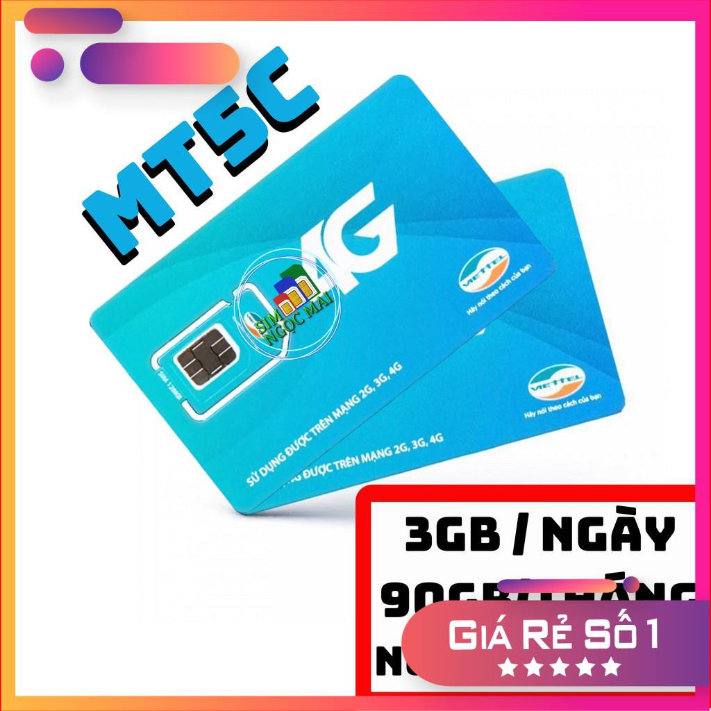 SIM 4G VIETTEL 10 SỐ MT5C KM 90GB