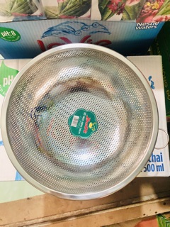 Rổ inox  (24cm-30cm)