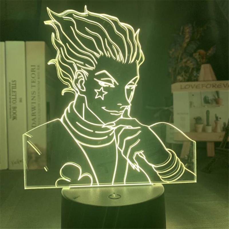 Hunter x hunter Đèn Ngủ Đổi Màu gon killua kurapika hisoka Thay Đổi Màu Sắc Trang Trí Phòng Ngủ Cho Bé