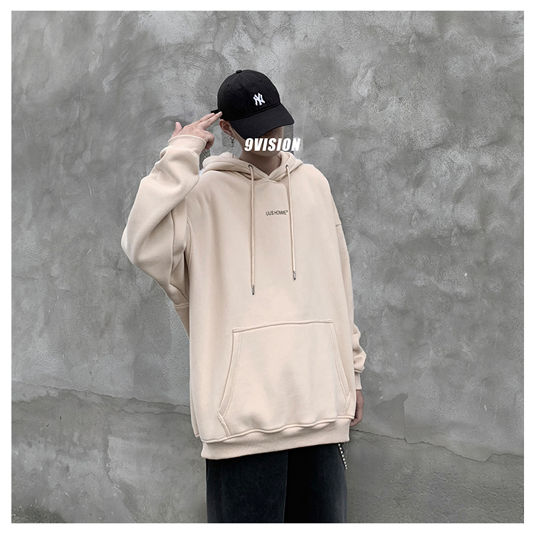 Áo hoodie dáng rộng in họa tiết hoa cúc thời trang mùa thu cho nam | BigBuy360 - bigbuy360.vn