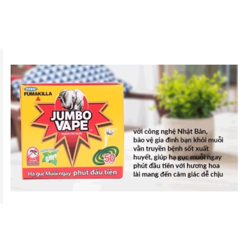 Nhang Trừ Muỗi Jumbo Vape 10 Khoanh