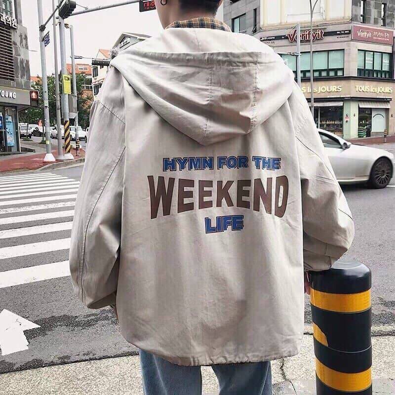 Áo Khoác Dù WEEKEND (kèm ảnh thật) - DTP19 - MUA NGAY