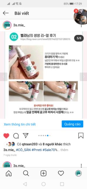 [CÓ SẴN - SĂN SALE 70%] Xịt Khoáng 𝗣𝗥𝗥𝗘𝗧𝗜 WATER BERRY FACIAL MIST | BigBuy360 - bigbuy360.vn