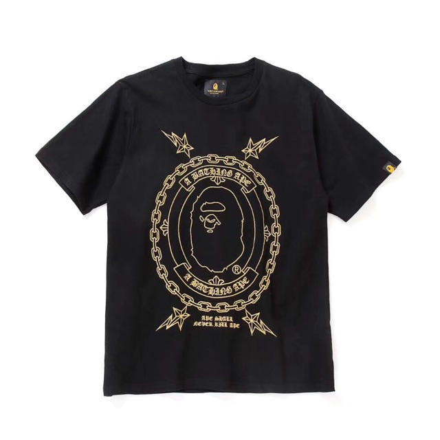 Tee bape hình thêu cao cấp