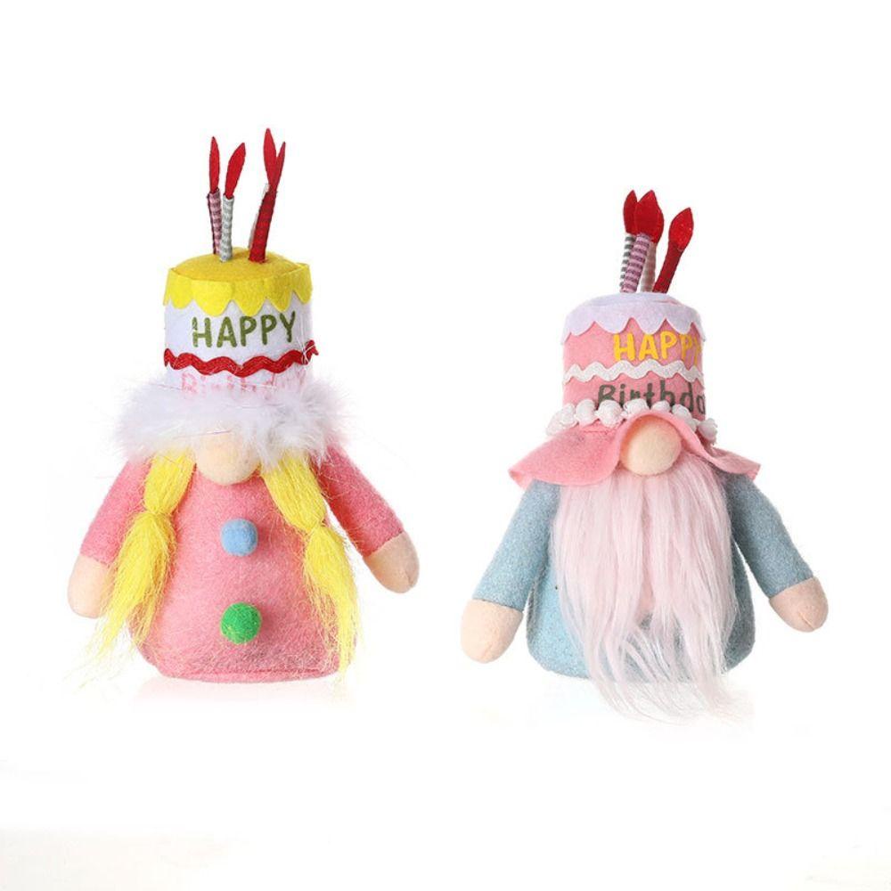 1 Búp Bê Nhồi Bông Hình Vô Diện Handmade Trang Trí Tiệc Sinh Nhật