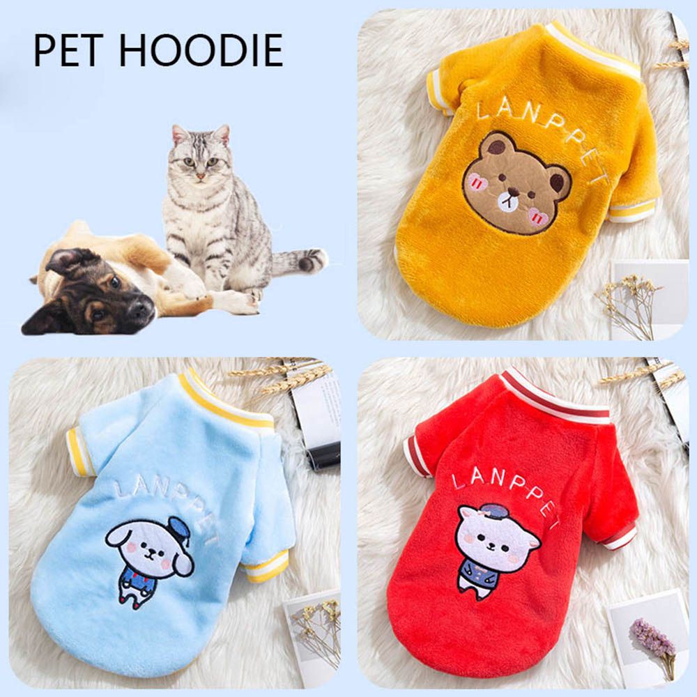 Áo Khoác Len Mềm Mại Giữ Ấm Mùa Đông Cho Thú Cưng