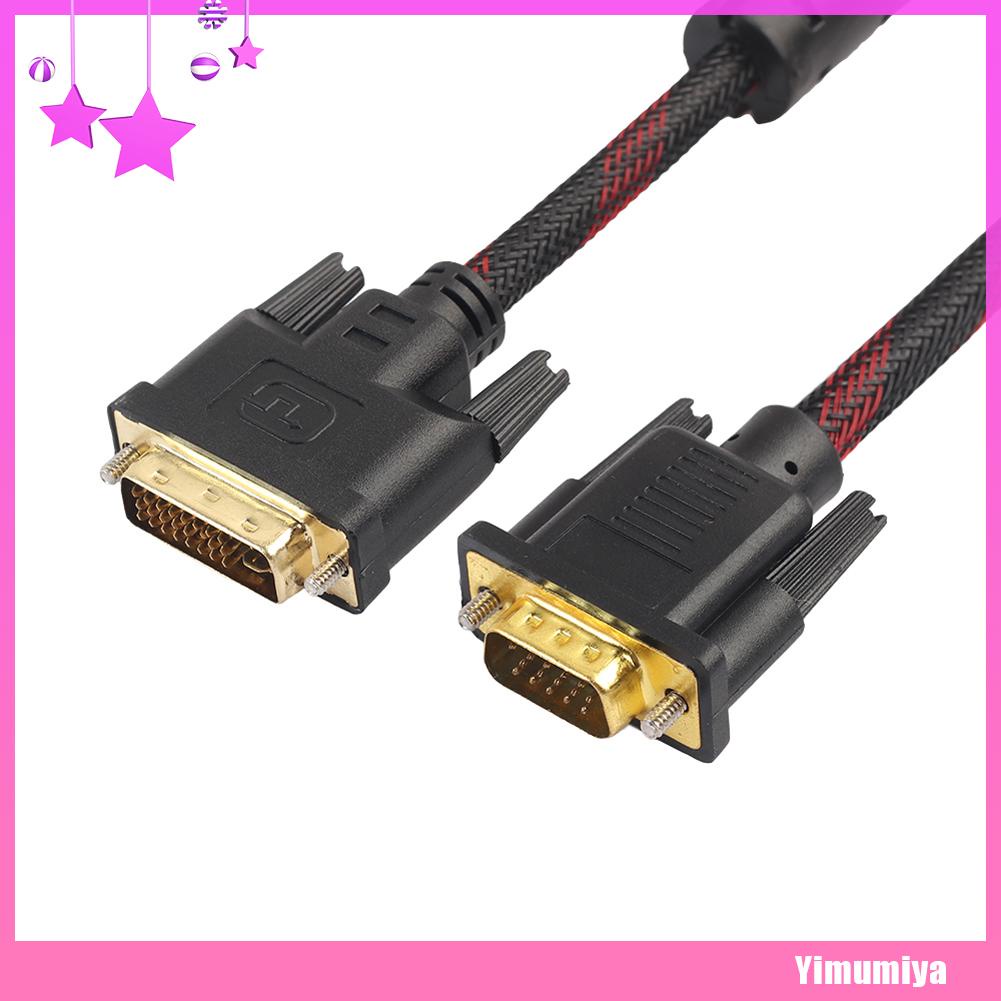 Dây cáp âm thanh 4.6ft 24 + 5 kết nối Dvi-I sang VGA