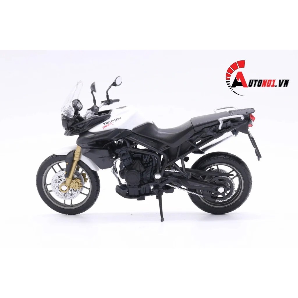 MÔ HÌNH XE MÔ TÔ TRIUMPH TIGER 800 1:18 WELLY 5456