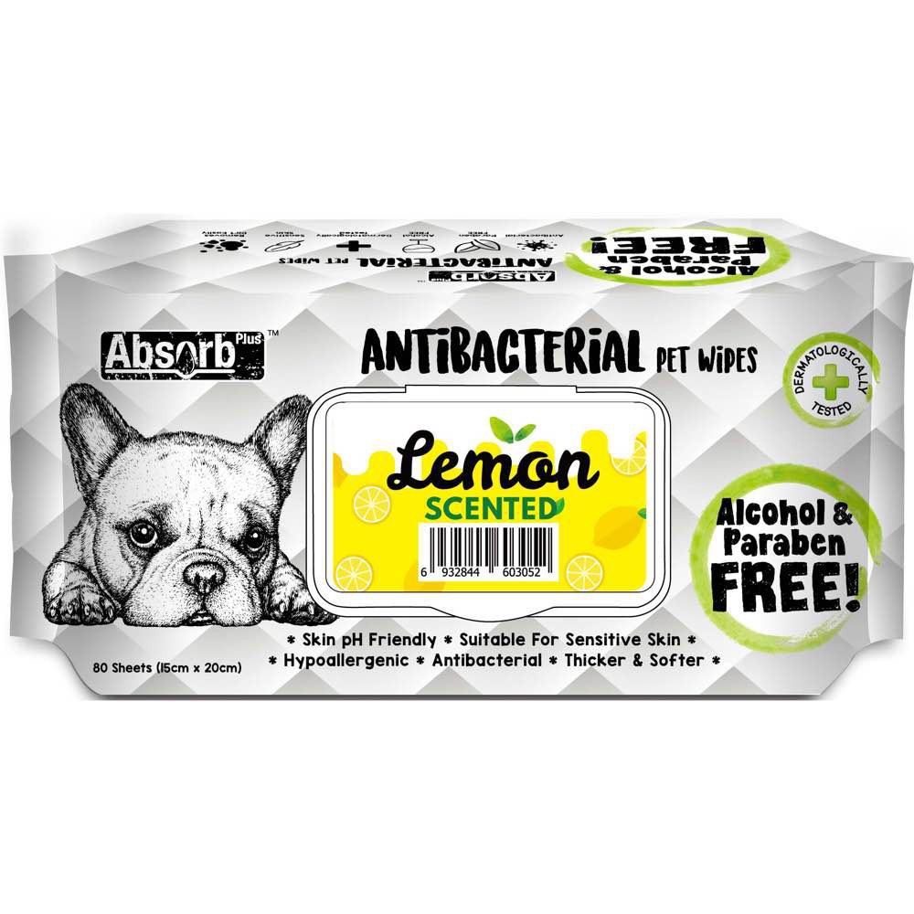 Khăn ướt kháng khuẩn cho chó mèo Absorb