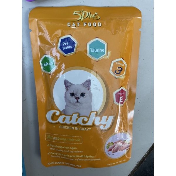 Pate cho mèo catchy - 5plus