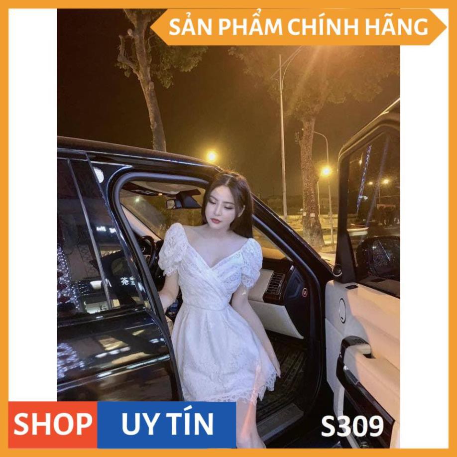 Đầm xoè ren cổ đắp chéo siêu dễ thương và sang chảnh phù hợp đi dự tiệc đi chơi đi dao phố bao xinh đẹp - VADA (VD457) | BigBuy360 - bigbuy360.vn