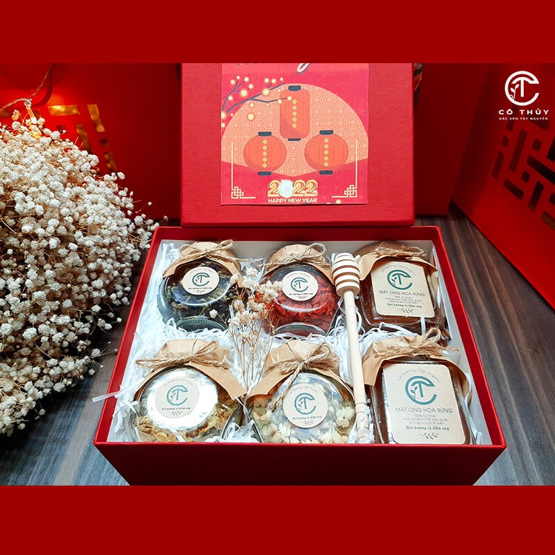 Hộp Quà Tặng Tết 2022, Hộp Quà Tết An Nhiên 6 Món | BigBuy360 - bigbuy360.vn