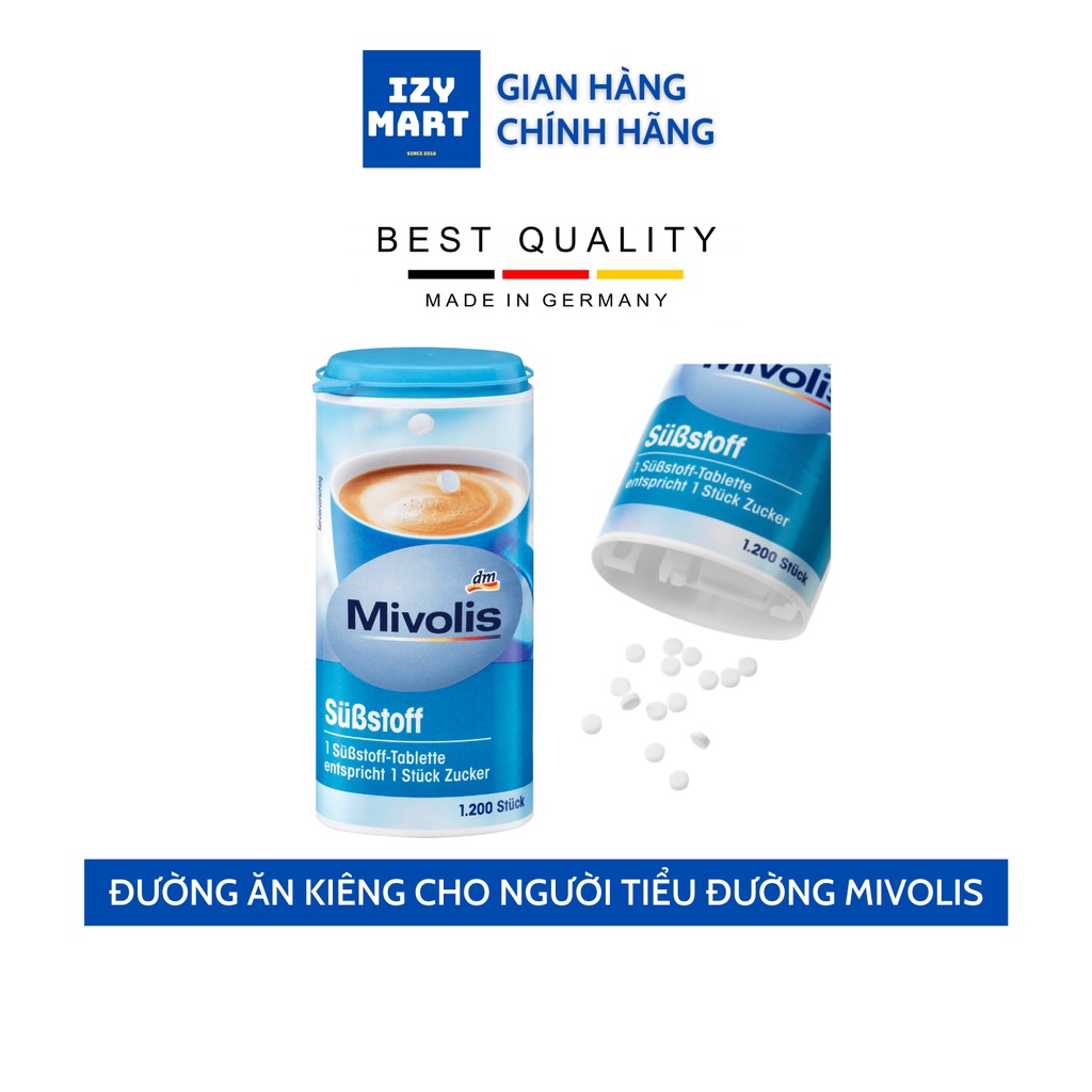 Đường ăn kiêng Mivolis (cho người tiểu đường, béo phì, tập gym...)