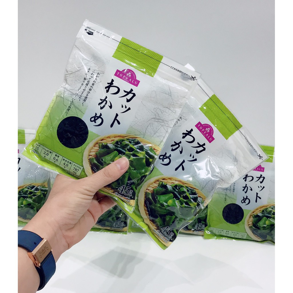 Rong biển sấy khô TopValu Nhật Bản 45g