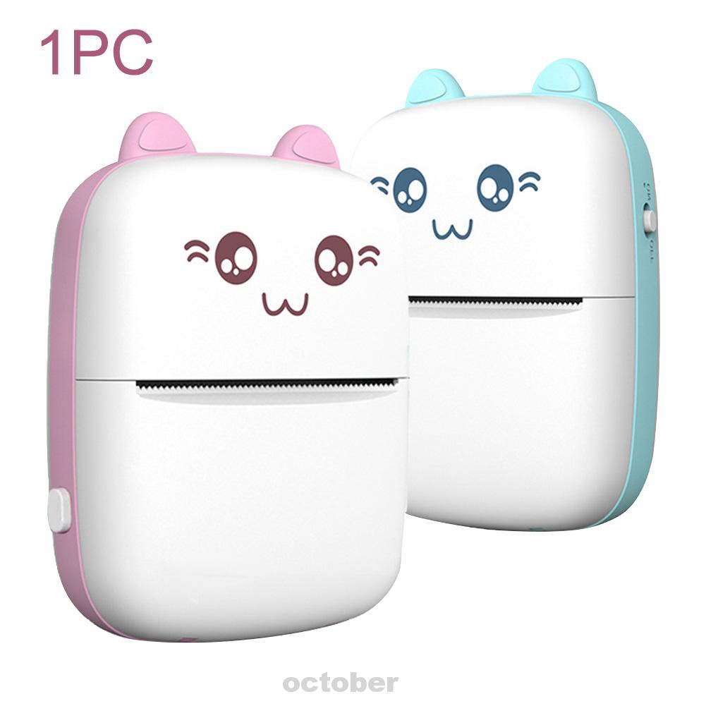 Cute Office Rechargeable Receipt Wireless Bluetooth Mini Portable Photo Label 200dpi HD Thermal Printer | BigBuy360 - bigbuy360.vn