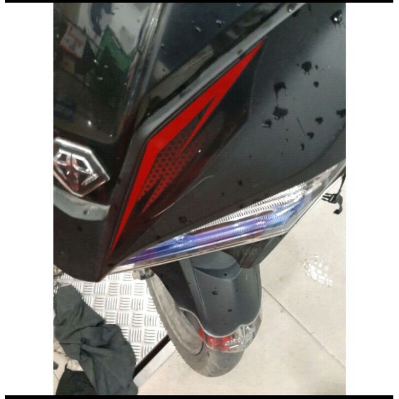 Tem balack bên yếm airblade đen mờ 2019 chính hãng honda