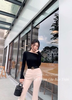 Áo thun lệch vai