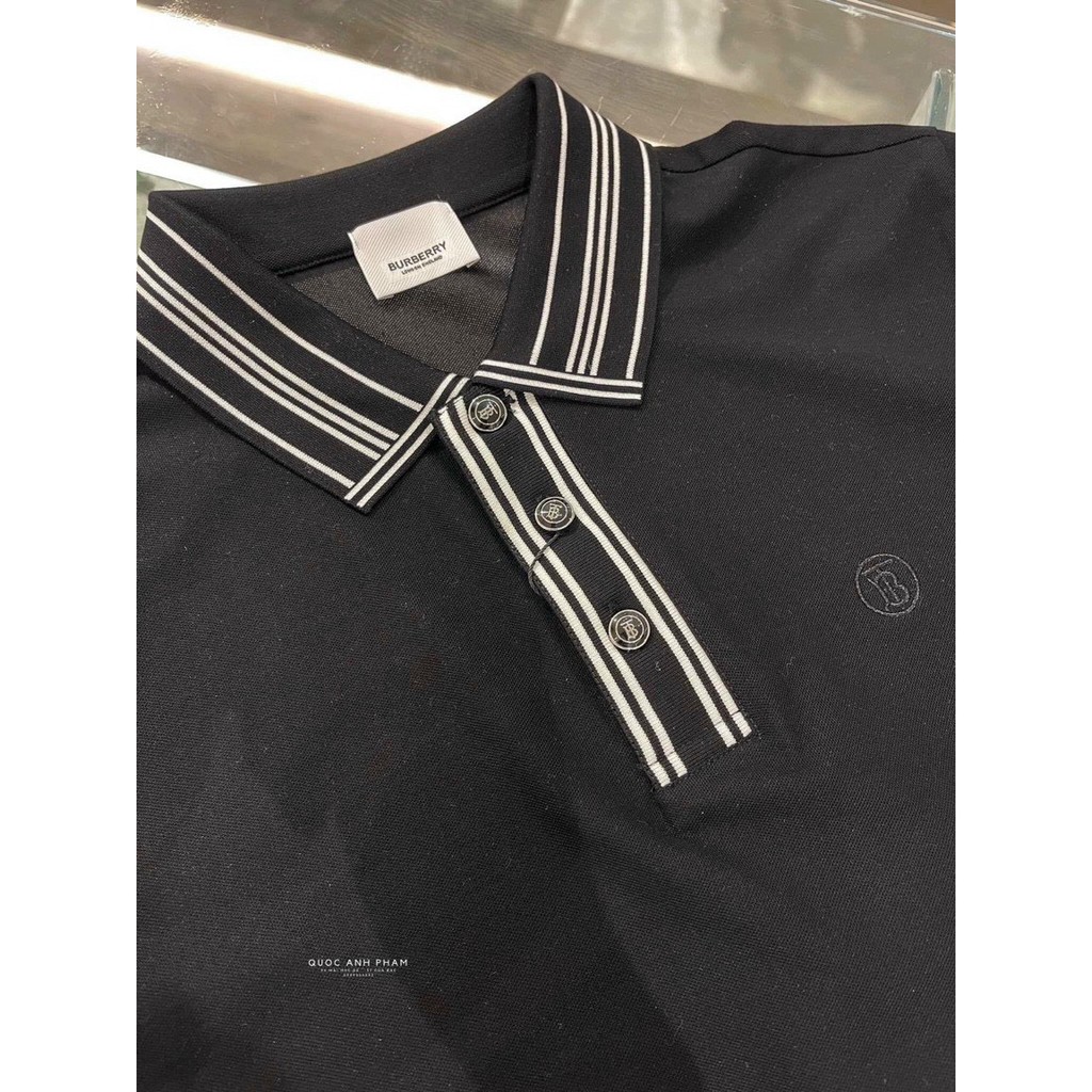 Áo thun polo BURBERRY viền tinh tế ,chất cotton thấm hút mồ hôi cao cấp