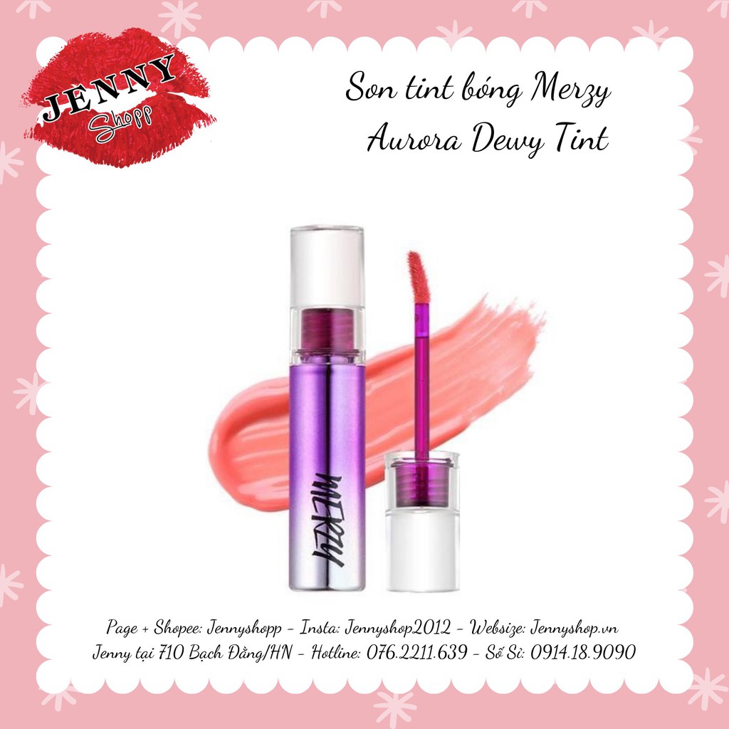 SON TINT BÓNG MERZY AURORA DEWY TINT