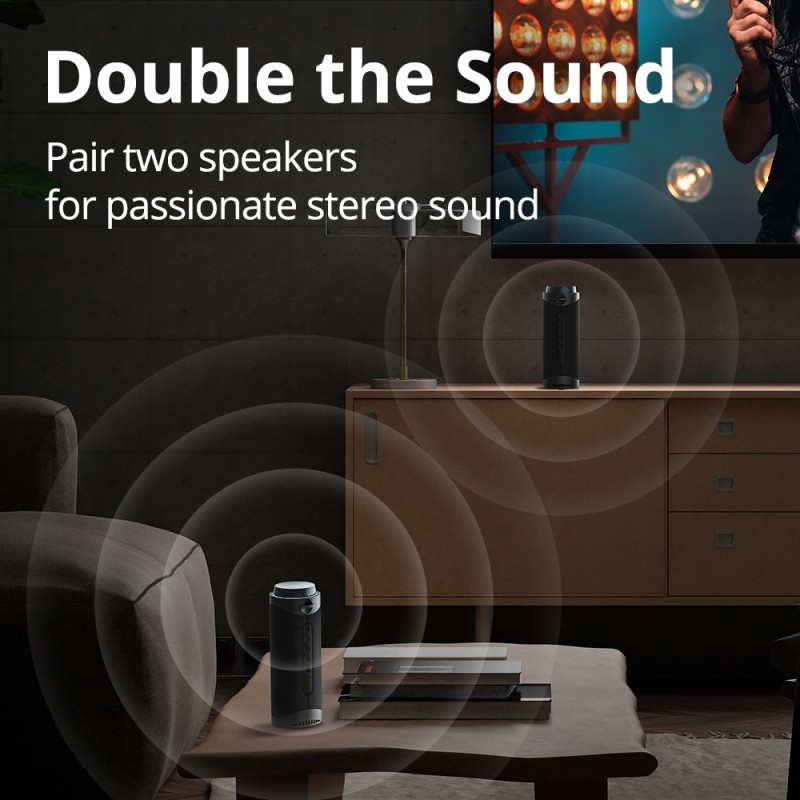 Loa bluetooth di động Tronsmart T7, bluetooth 5.3, công suất 30W