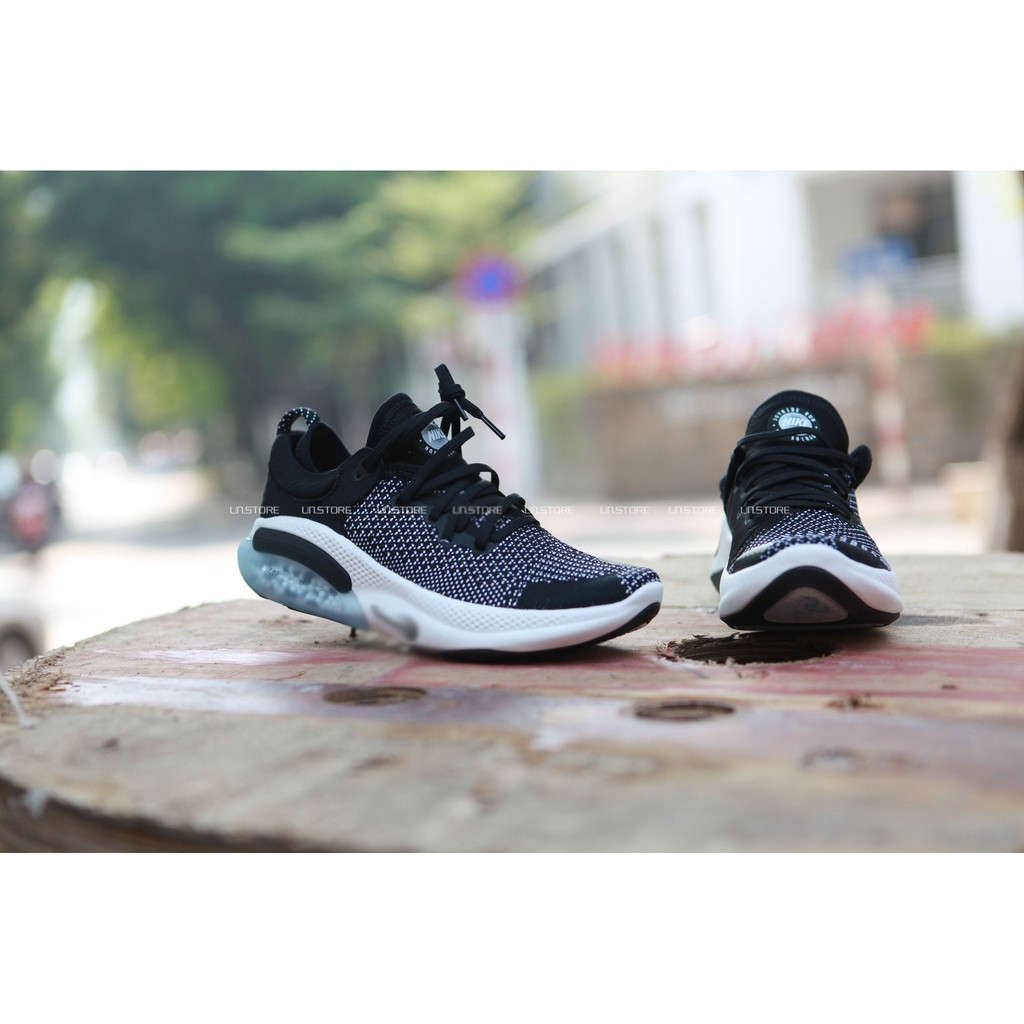 Giày thể thao joyrunning 2020 màu đen trắng