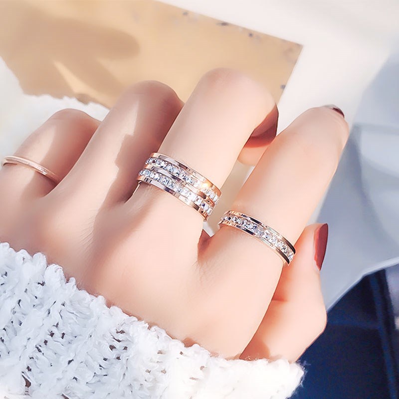 Nhẫn Gucci Signature Dual Ring Full Box ,túi xách 8023 - Khắc tên theo yêu cầu