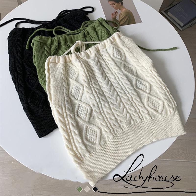 Áo Dệt Kim Hai Dây Cổ Tròn Màu Sắc Đơn Giản Dành Cho Nữ