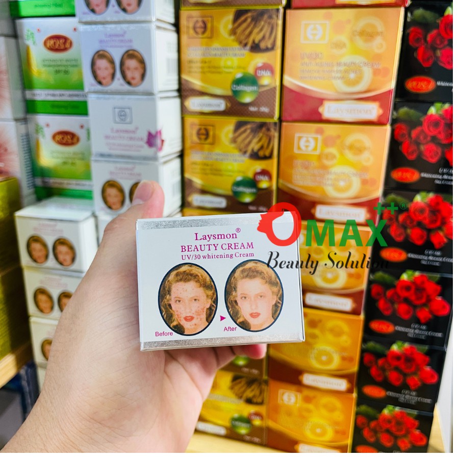 KEM LAYSMON UV/30 BEAUTY CREAM 15G  - DƯỠNG TRẮNG HỒNG DA - XOÁ NHOÀ THÂM NÁM