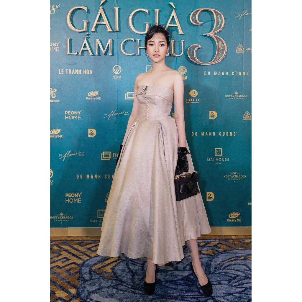 Đầm xòe thiết kế sang trọng cao cấp