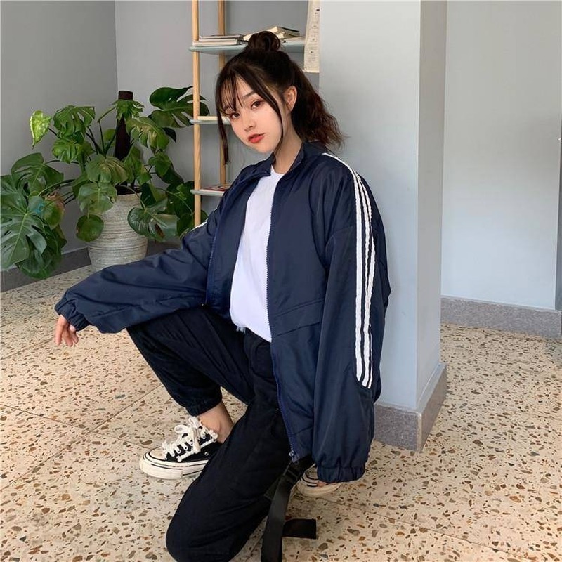 IELGY  Áo Khoác Chống Nắng Dáng Suông Dễ Phối Đồ Thời Trang Xuân Thu Phong Cách Hàn Quốc Cho Nữ