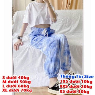 [FREESHIP TOÀN QUỐC] Quần jogger nữ loang màu hồng siêu phong cách giá rẻ cực hot