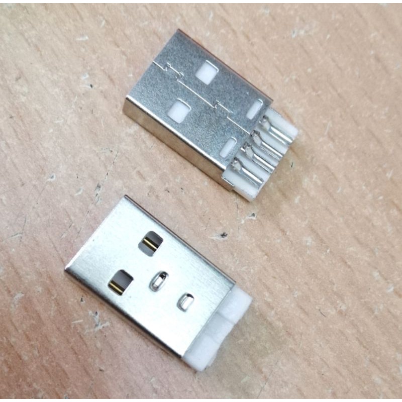 đầu cắm USB A Type đực cái hàn dây 4 Pin có vỏ ốp