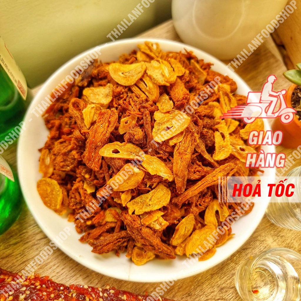 Khô Heo Cháy Tỏi Hộp 500gr