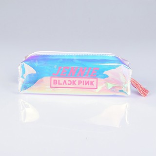 Túi đựng bút hologram trong suốt Black Pink