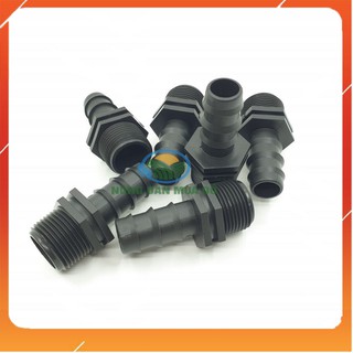 10 Đầu nối ren ngoài 27mm ra ống Pe 20mm