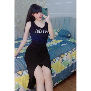 ĐẦM BODY RÚT DÂY CHẤT THUN SIÊU CƯNG