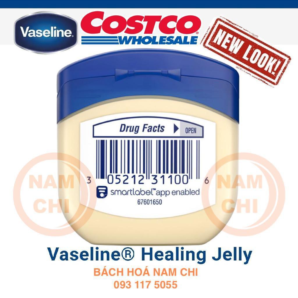 [MẪU MỚI NHẤT] Sáp Dưỡng Ẩm Vaseline Original Healing Jelly 100% Petrolium Skin Protectant 49g (Hàng Chuẩn Mỹ)