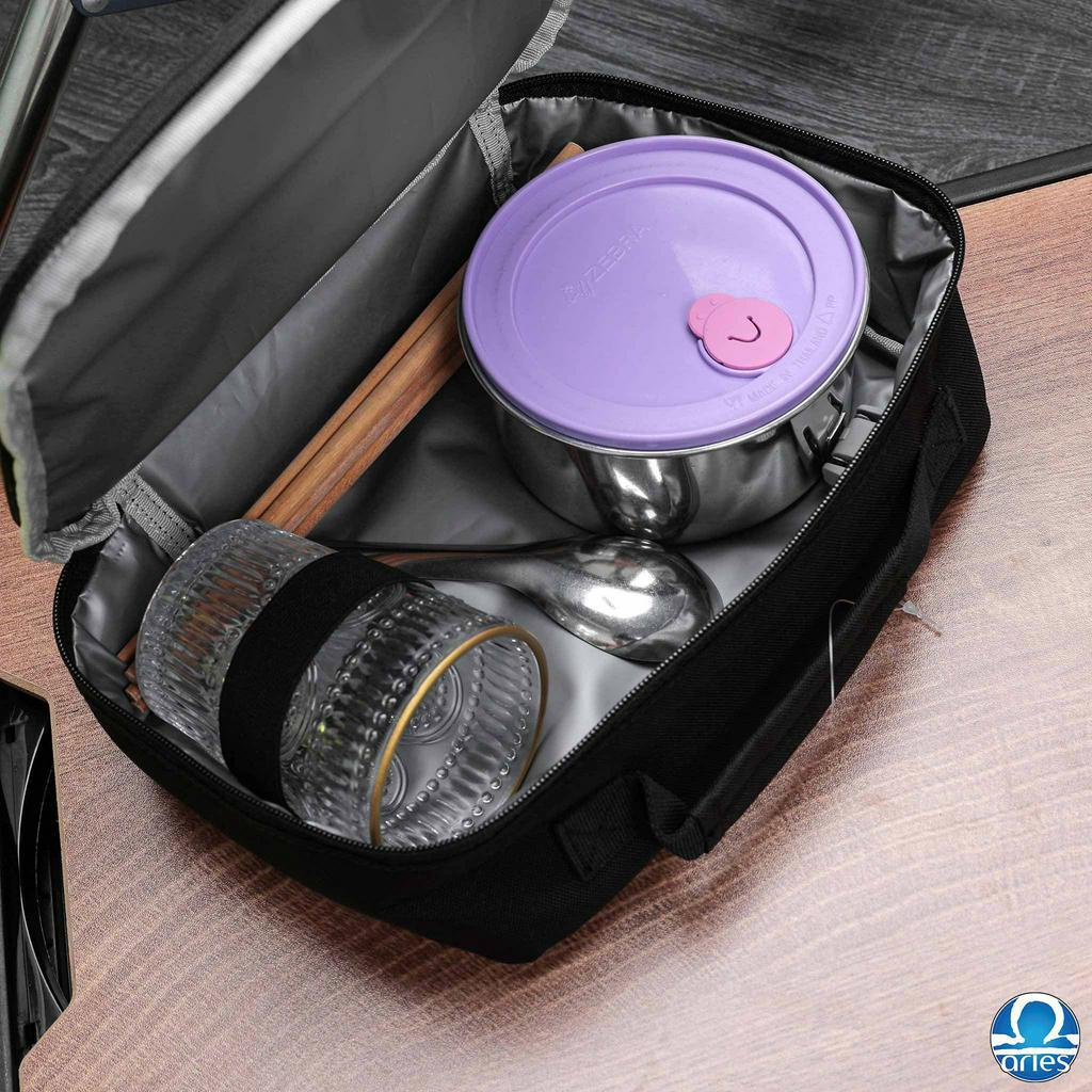 [Auth]Túi xách Ni.ke Clutch Swosh Bag chính hãng chất liệu bố mịn dày dặn,mặt trong lót cách nhiệt chống nước -Aries Sốp