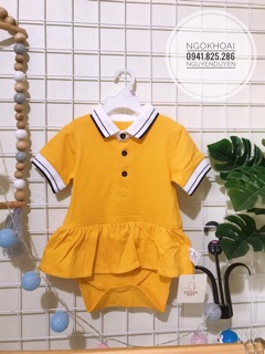 [ MD23] set body polo bé trai và bé gái chất liệu cotton da cá mềm mát