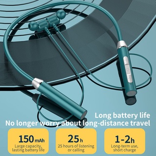 Tai Nghe Không Dây Bluetooth 5.2 Chống Nước Đeo Cổ Kiểu Dáng Thể Thao